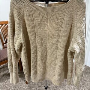 Old Navy Textured Knit Sweater - Beige
